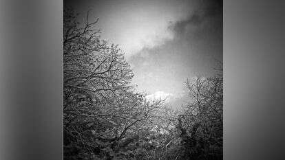 ההיעדר יוצר נוכחות גדולה יותר. 'נופשמים נופארץ', הדסה שרשבסקי, מוצג בתערוכה 'לתלפיות', גלריית אורייתא' 2018