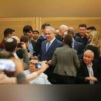 נתניהו בישיבת סיעת הליכוד. | אורן בן חקון נתניהו בישיבת סיעת הליכוד. | אורן בן חקון