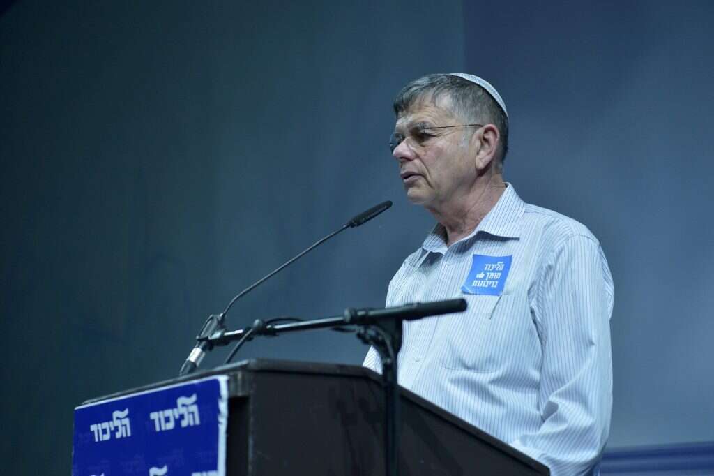 שבח שטרן במרכז הליכוד. | ארכיון: יוסי זליגר