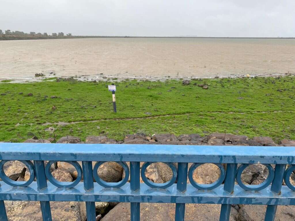 גדול מאגרי רמת הגולן, מאגר בני ישראל בסמוך לישוב חיספין. | ידידיה רוט