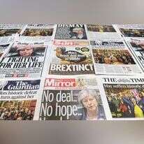 שערי העיתונים בבריטניה. | AFP