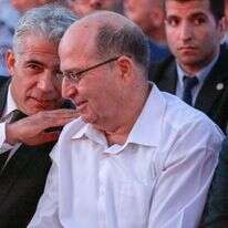 יעלון ולפיד. | יהודה פרץ