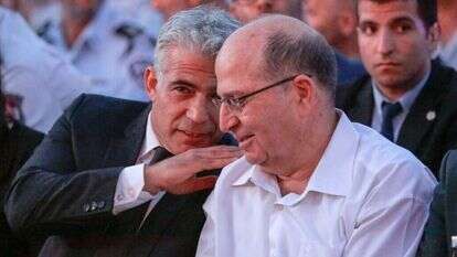 יעלון ולפיד. | יהודה פרץ