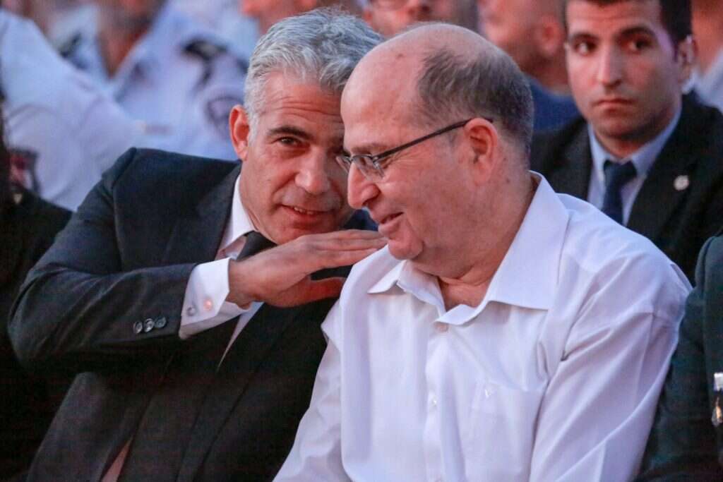 יעלון ולפיד. | יהודה פרץ