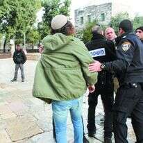 מעצר נער בהר הבית. למצולם אין קשר לכתבה. | באדיבות חוננו