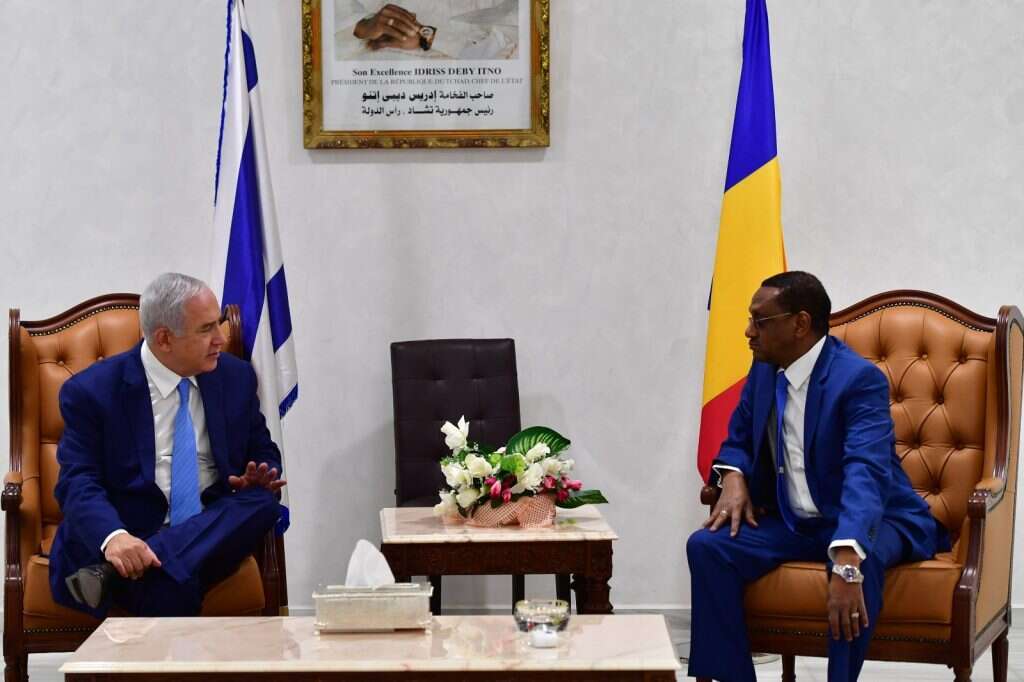 נתניהו עם שר החוץ של צ'אד מהמאת זנה. | קובי גדעון לע"מ