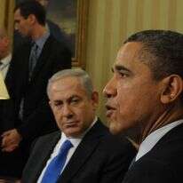 בנימין נתניהו וברק אובמה. | עמוס בן גרשום לע"מ