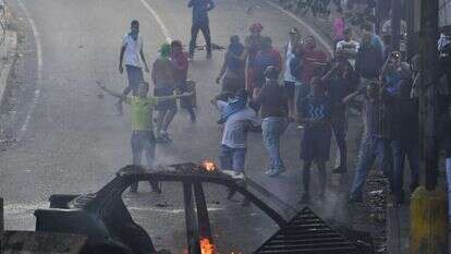 מחאות נגד הממשל בוונצואלה. | AFP