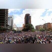 המחאות בוונצואלה. | EPA