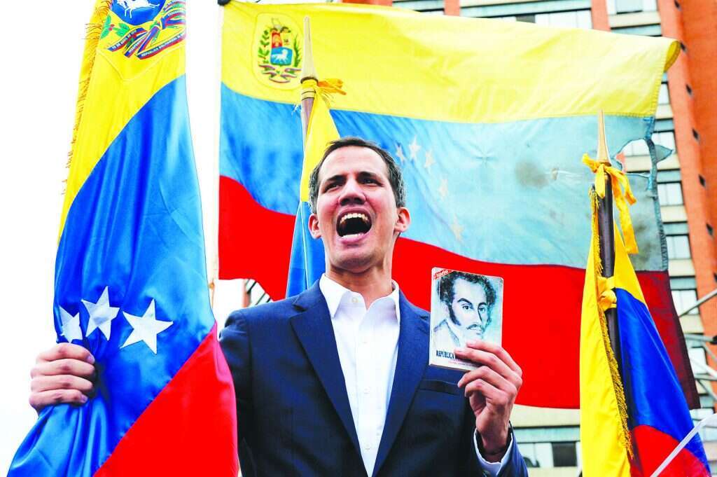 הוכר כנשיא ונצואלה הזמני. גואידו. | AFP הוכר כנשיא ונצואלה הזמני. גואידו. | AFP