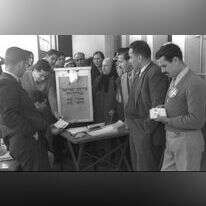 יום הבוחר בעיר נצרת, ינואר 1949. | לע''מ