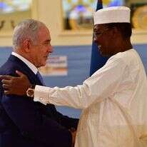 נתניהו ונשיא צ'אד דבי. | קובי גדעון, לע"מ