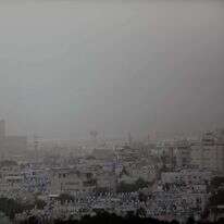 אובך בתל-אביב, ארכיון. | גדעון מרקוביץ