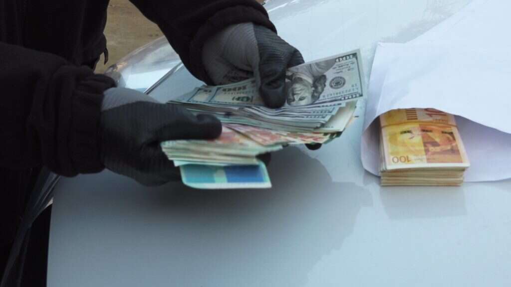 כסף שנמצא בפעילות המשטרה נגד טרור חקלאי. | דוברות משטרת ישראל