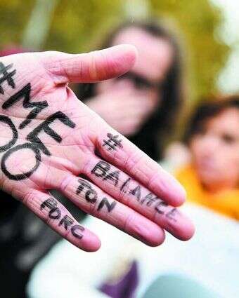 מחאת METOO. | AFP