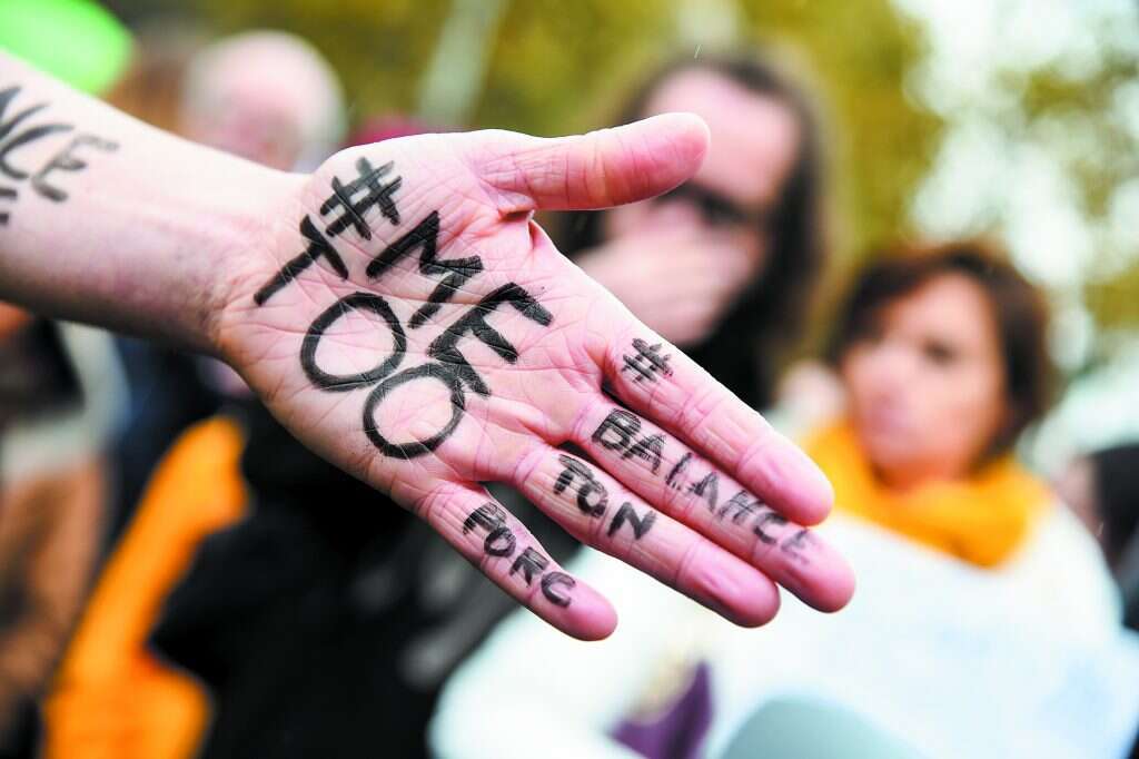 מחאת METOO. | AFP