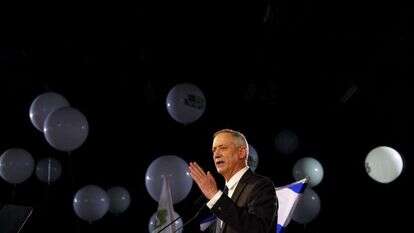 גנץ בנאום הבכורה. | אביר סולטן