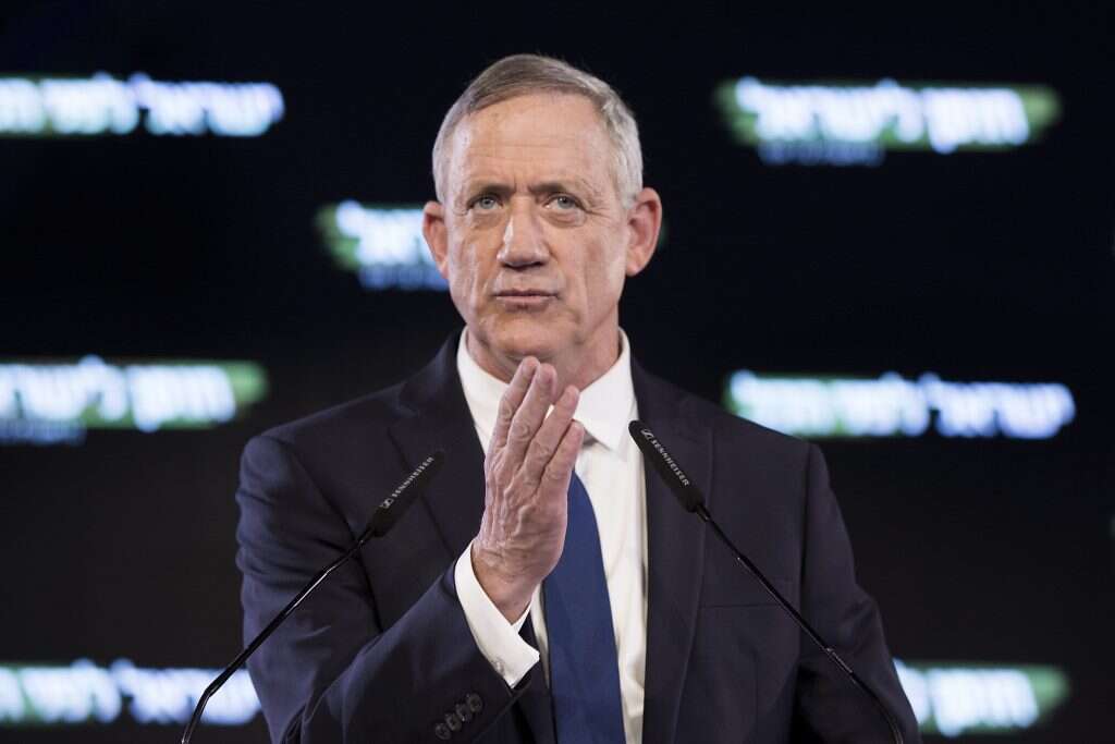 בני גנץ. | EPA