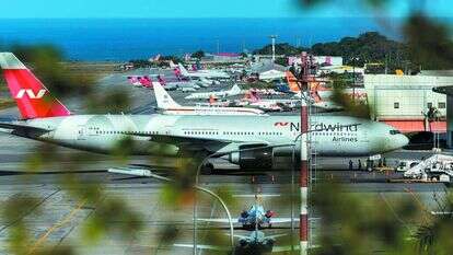 המטוס הרוסי בוונצואלה, בשבוע שעבר. | AFP