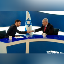 נתניהו ושדה במהדורת הליכוד TV.