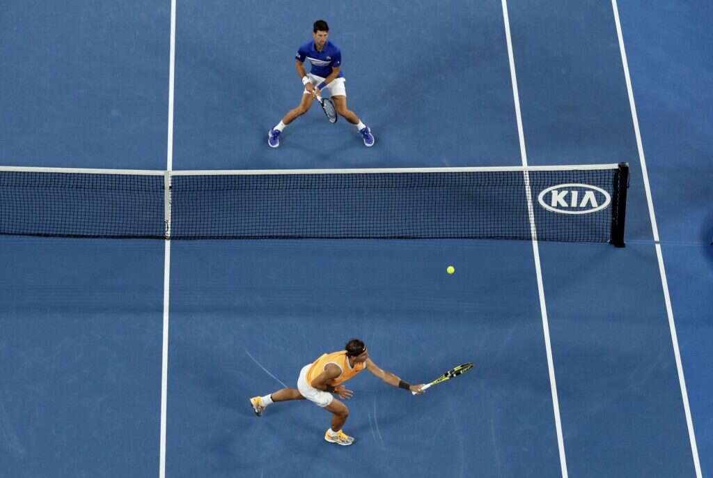 ג'וקוביץ' ונדאל. | AP