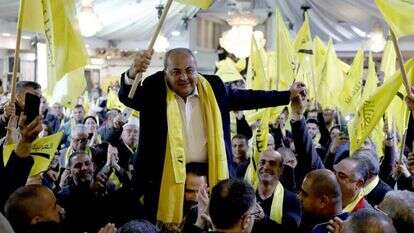 אחמד טיבי בוועידת תע''ל. | AFP