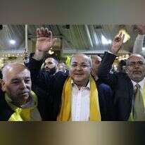 אחמד טיבי בוועידת תע''ל. | AFP