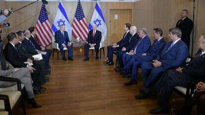 פגישת נתניהו ופנס היום בוורשה. | עמוס בן גרשם, לע"מ