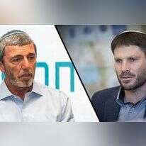 בצלאל סמוטריץ ורפי פרץ. | יונתן זינדל/פלאש 90, אבישג שאר יישוב