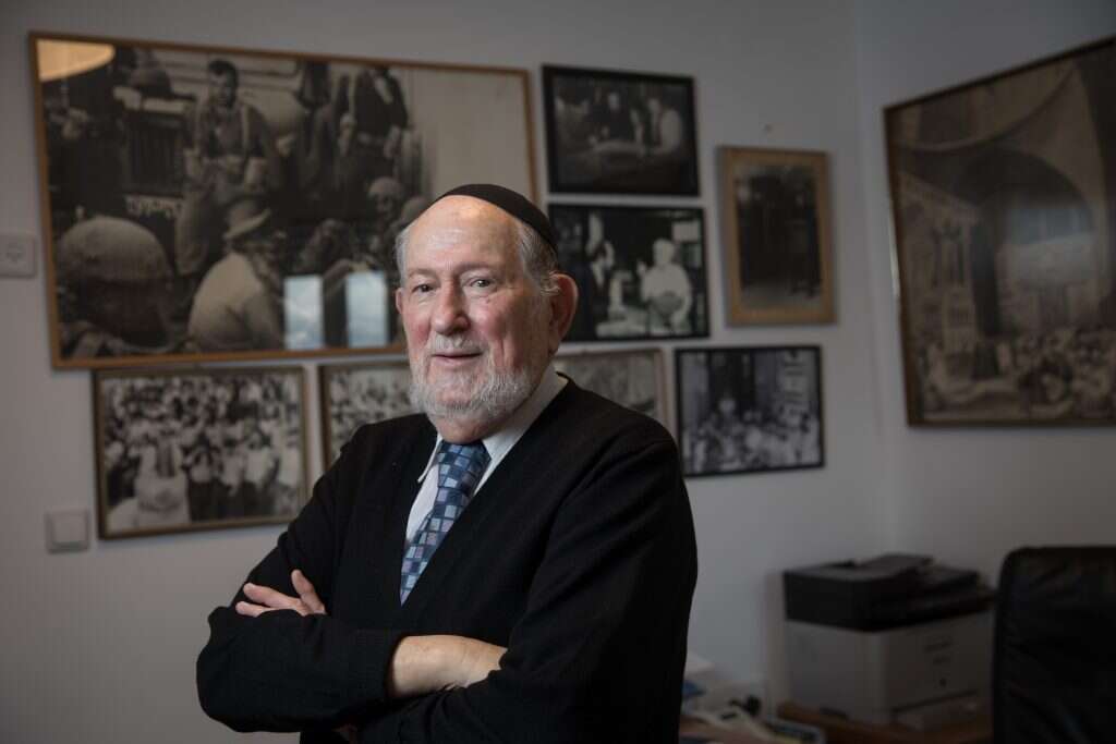 הרב מנחם הכהן. | הדס פרוש - פלאש 90