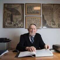 הרב מנחם הכהן. | הדס פרוש - פלאש 90