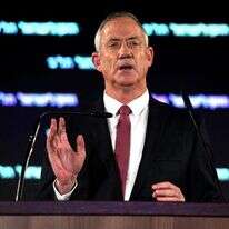 בני גנץ בהשקת רשימת חוסן לישראל. | אבישג שאר-יישוב