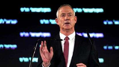 בני גנץ בהשקת רשימת חוסן לישראל. | אבישג שאר-יישוב בני גנץ בהשקת רשימת חוסן לישראל. | אבישג שאר-יישוב