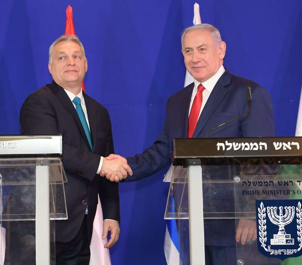 נתניהו עם ראש ממשלת הונגריה, ויקטור אורבן. | עמוס בן גרשום - לע"מ