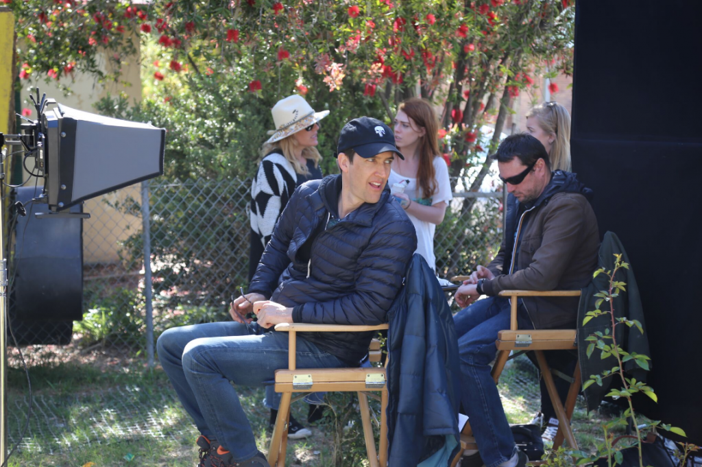 גיא נתיב על הסט. | באדיבות המצולם