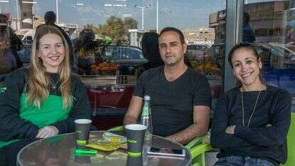 מימין: רחלי אלימלך, אייל שוויצר וילנה בורביוב. | יוסי אלוני