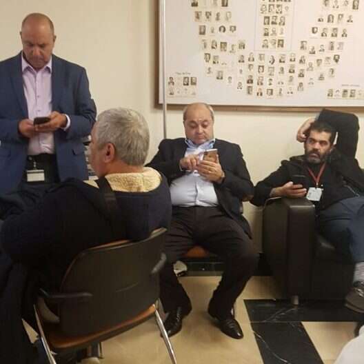 ח"כ טיבי ממתין לתורו. | שירית אביטן כהן