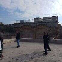 המתחם הפנימי של שער הרחמים. | ארנון סגל