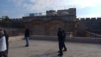 המתחם הפנימי של שער הרחמים. | ארנון סגל