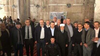 הביקור בשער הרחמים. | דוברות הרשימה הערבית המאוחדת