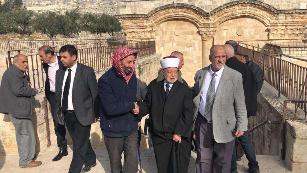 הביקור בשער הרחמים. | דוברות הרשימה הערבית המאוחדת