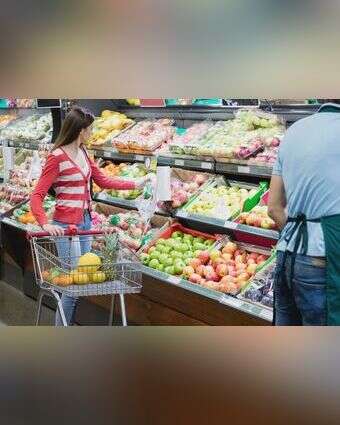 מחלקת הירקות בסופר, אילוסטרציה. | שאטרסטוק