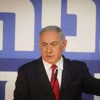 נתניהו בנאומו לאחר פרסום ההחלטות. | יונתן זינדל, פלאש 90