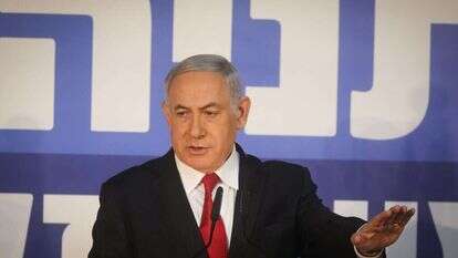 נתניהו בנאומו לאחר פרסום ההחלטות. | יונתן זינדל, פלאש 90 נתניהו בנאומו לאחר פרסום ההחלטות. | יונתן זינדל, פלאש 90