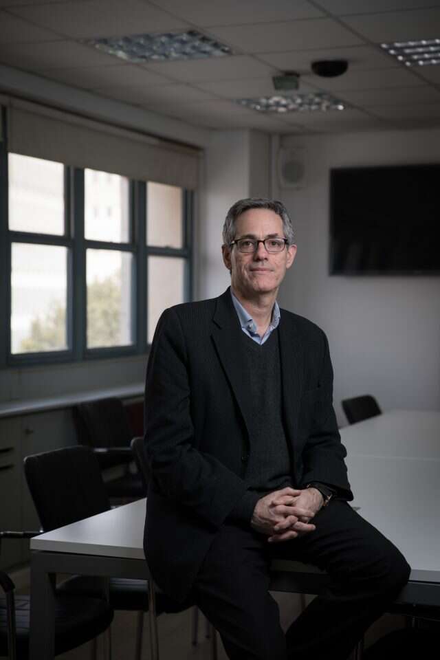 נשיא הקרן החדשה לישראל, פרופ' דיוויד מאיירס. | הדש פרוש - פלאש 90