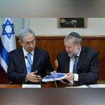 נתניהו ומנדלבליט. | קובי גדעון, לע"מ