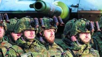 לוחמים בצבא גרמניה. | EPA