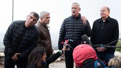 ראשי כחול לבן בסיור בגולן. | אייל מרגולין, ג'יני