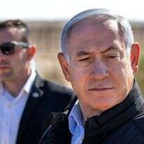 נתניהו בגבול הדרום השבוע. | AFP