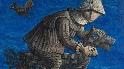 יוסל ברגנר, סוס העץ של מיכאל, 1965. | יח"צ באדיבות גלריה דן, אביעד הכהן